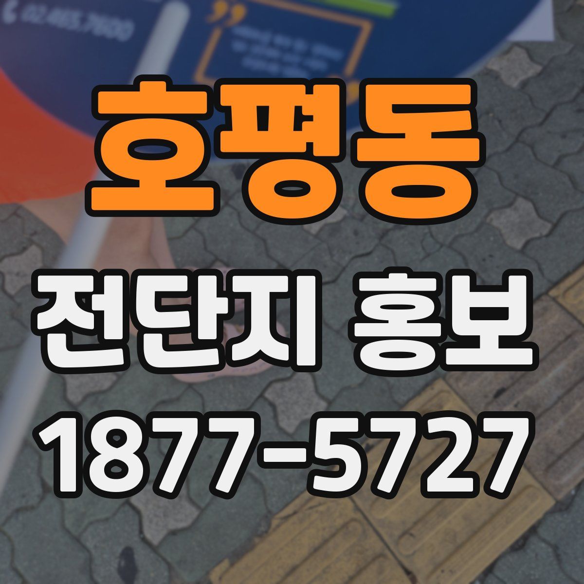 호평동 전단지 홍보