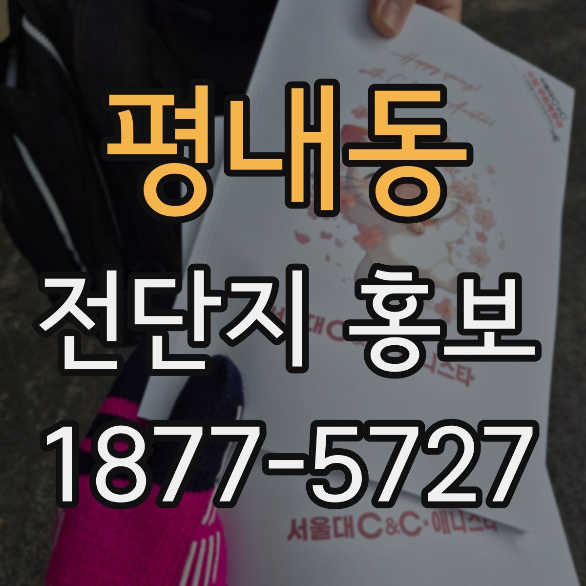 평내동 전단지 홍보