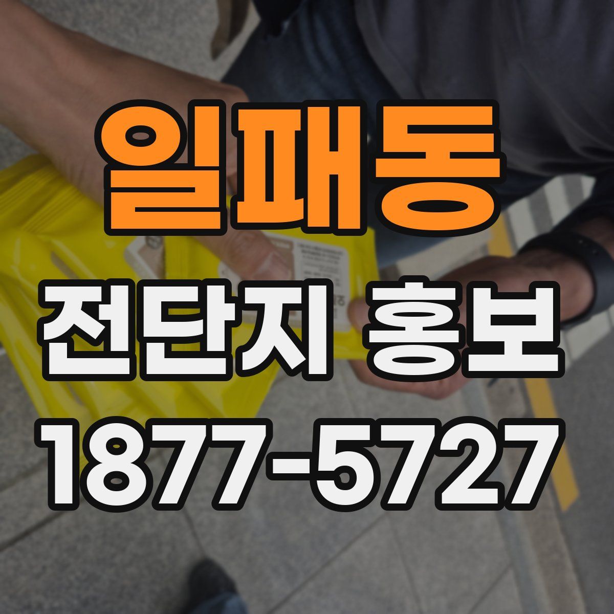 일패동 전단지 홍보