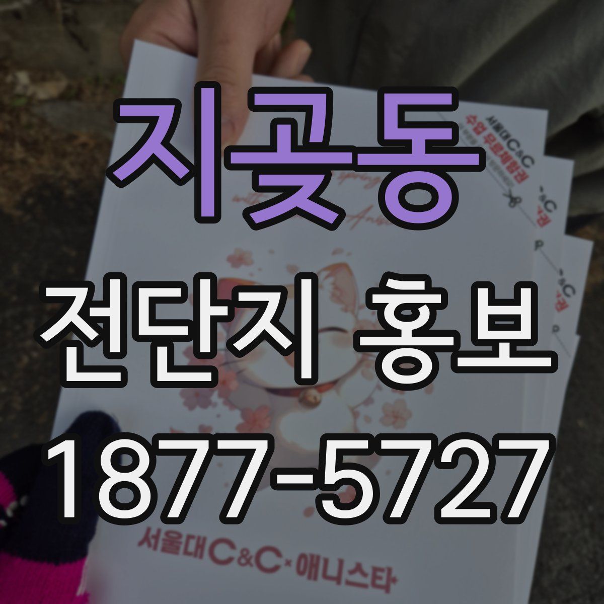 지곶동 전단지 홍보