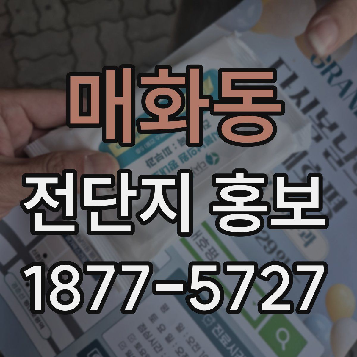 매화동 전단지 홍보