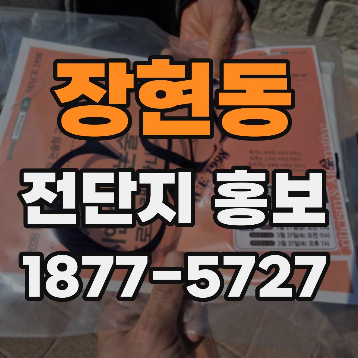장현동 전단지 홍보