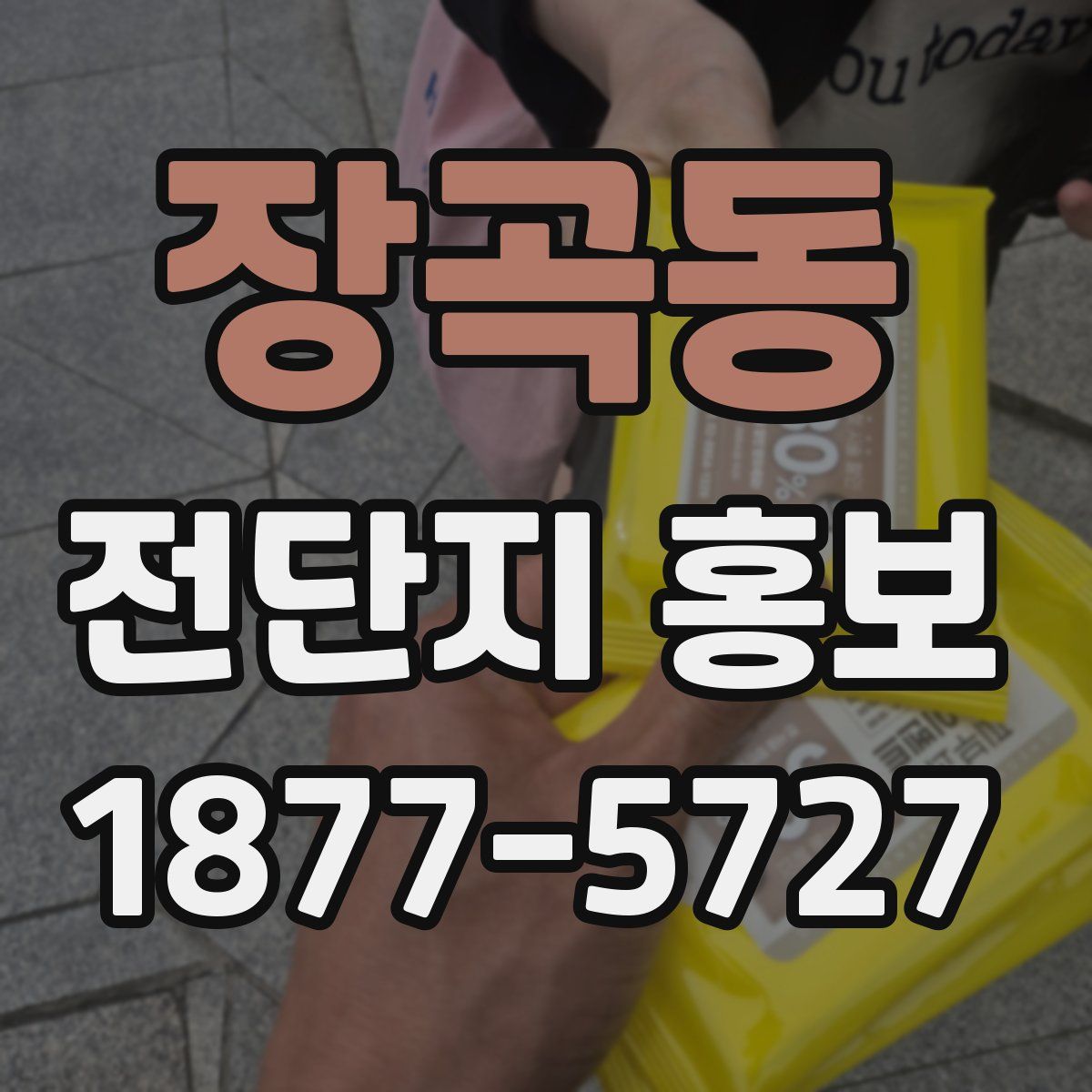 장곡동 전단지 홍보