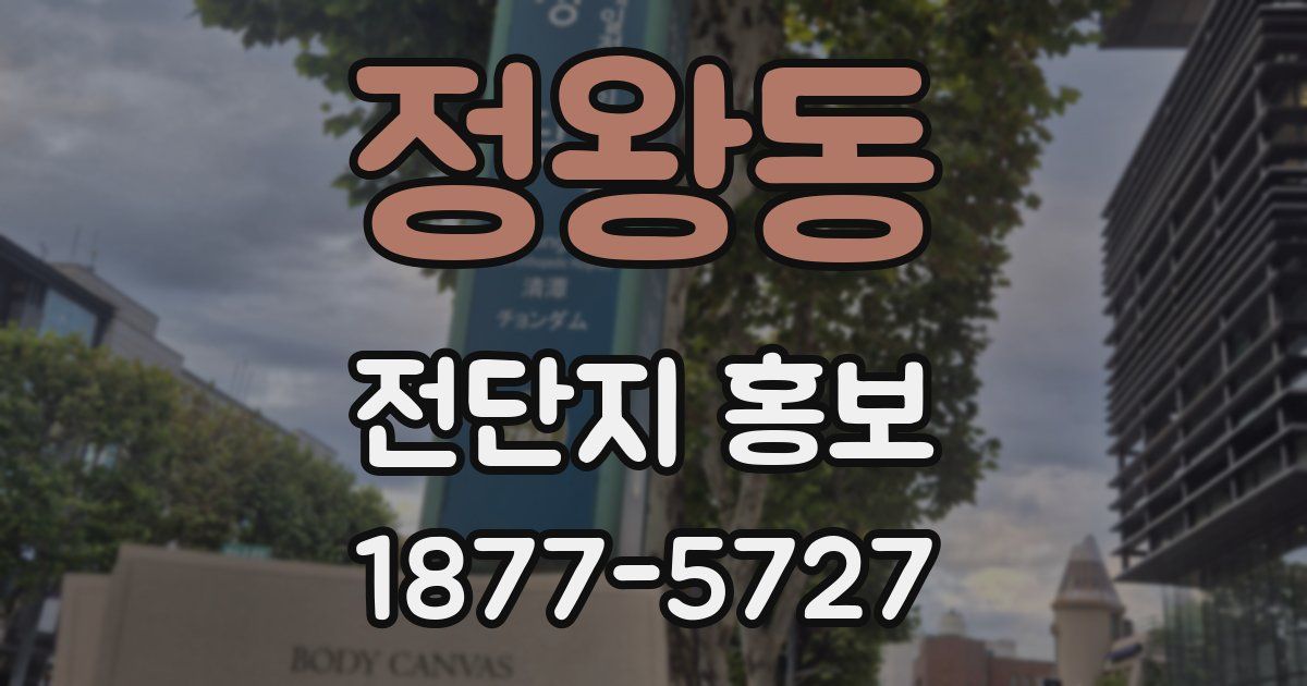 정왕동 전단지 홍보