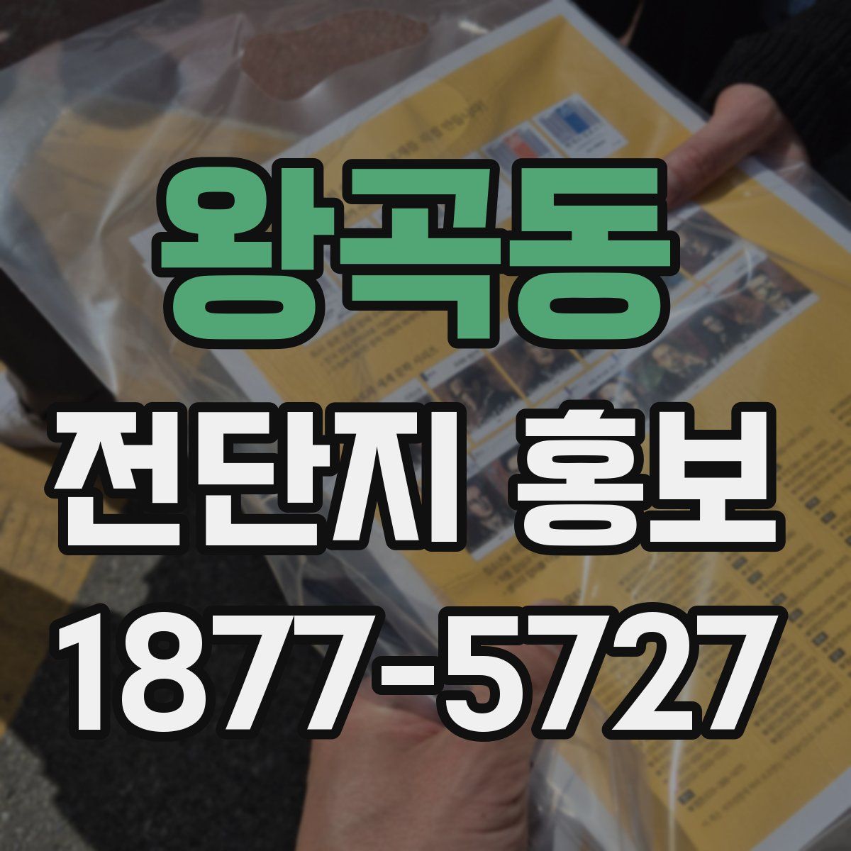 왕곡동 전단지 홍보