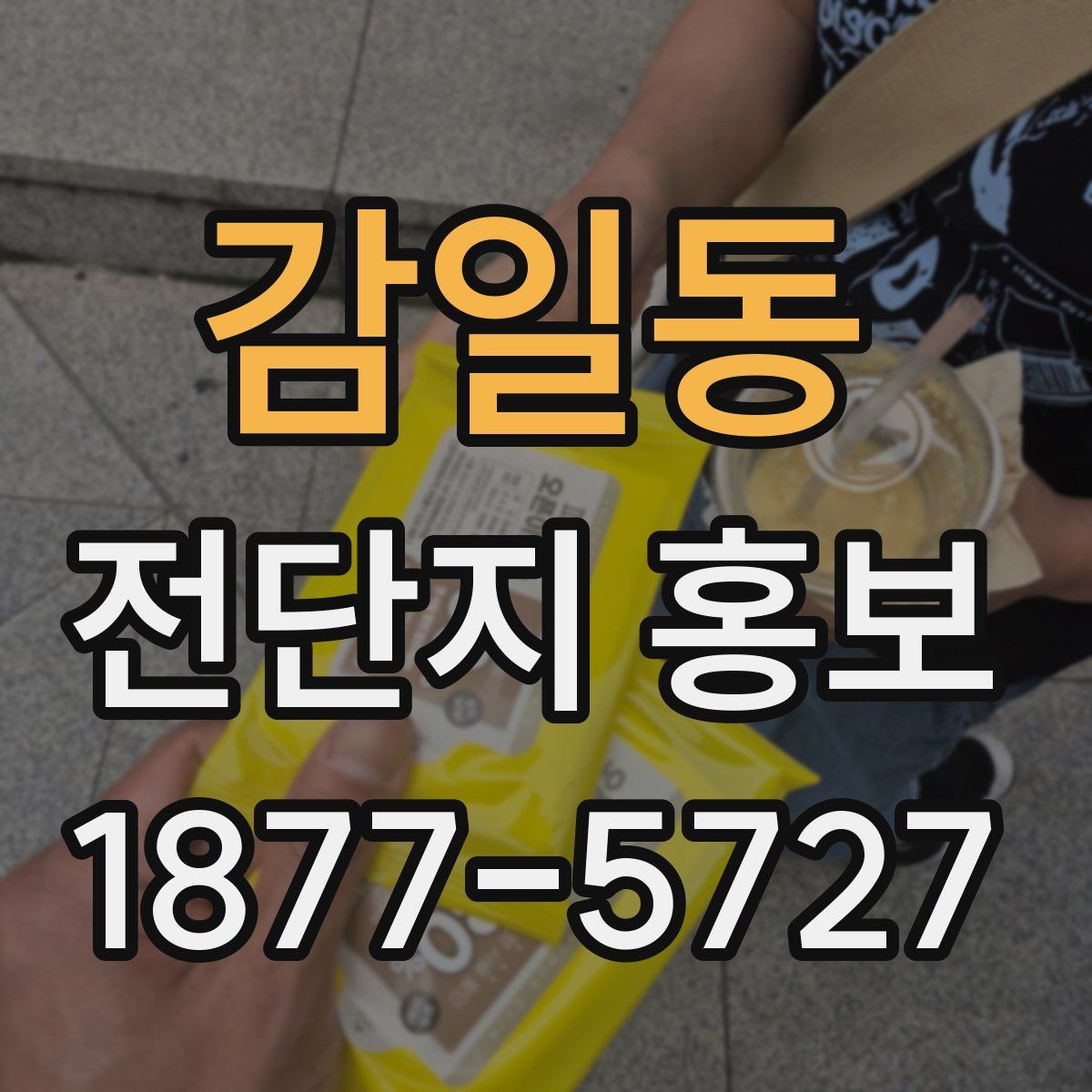 감일동 전단지 홍보