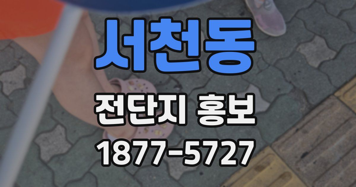 서천동 전단지 홍보