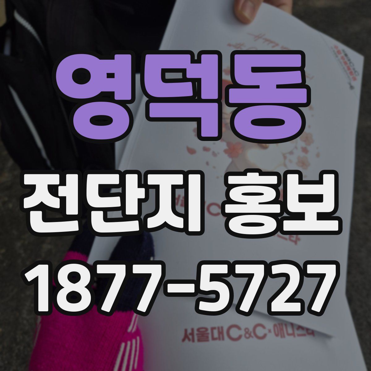 영덕동 전단지 홍보