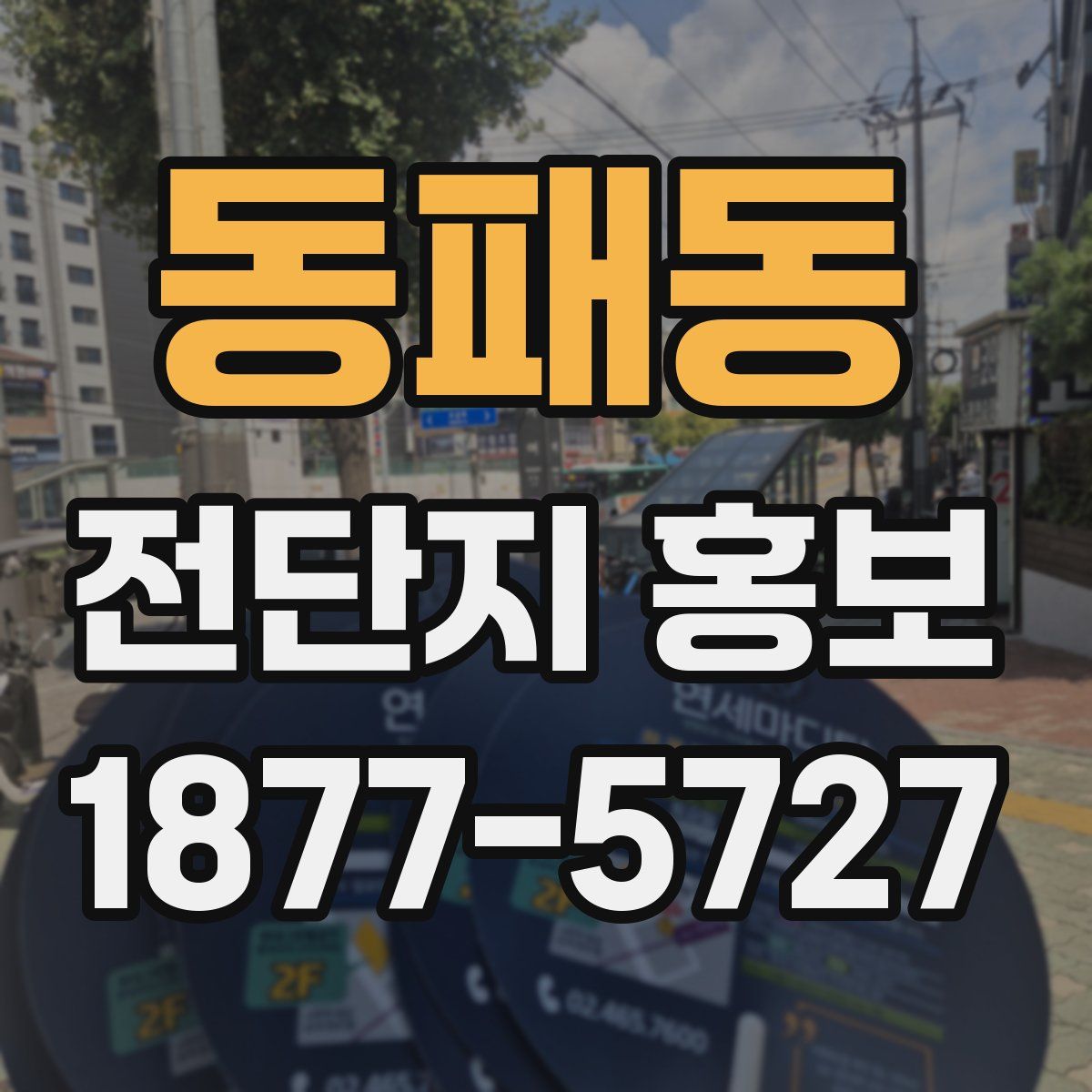 동패동 전단지 홍보
