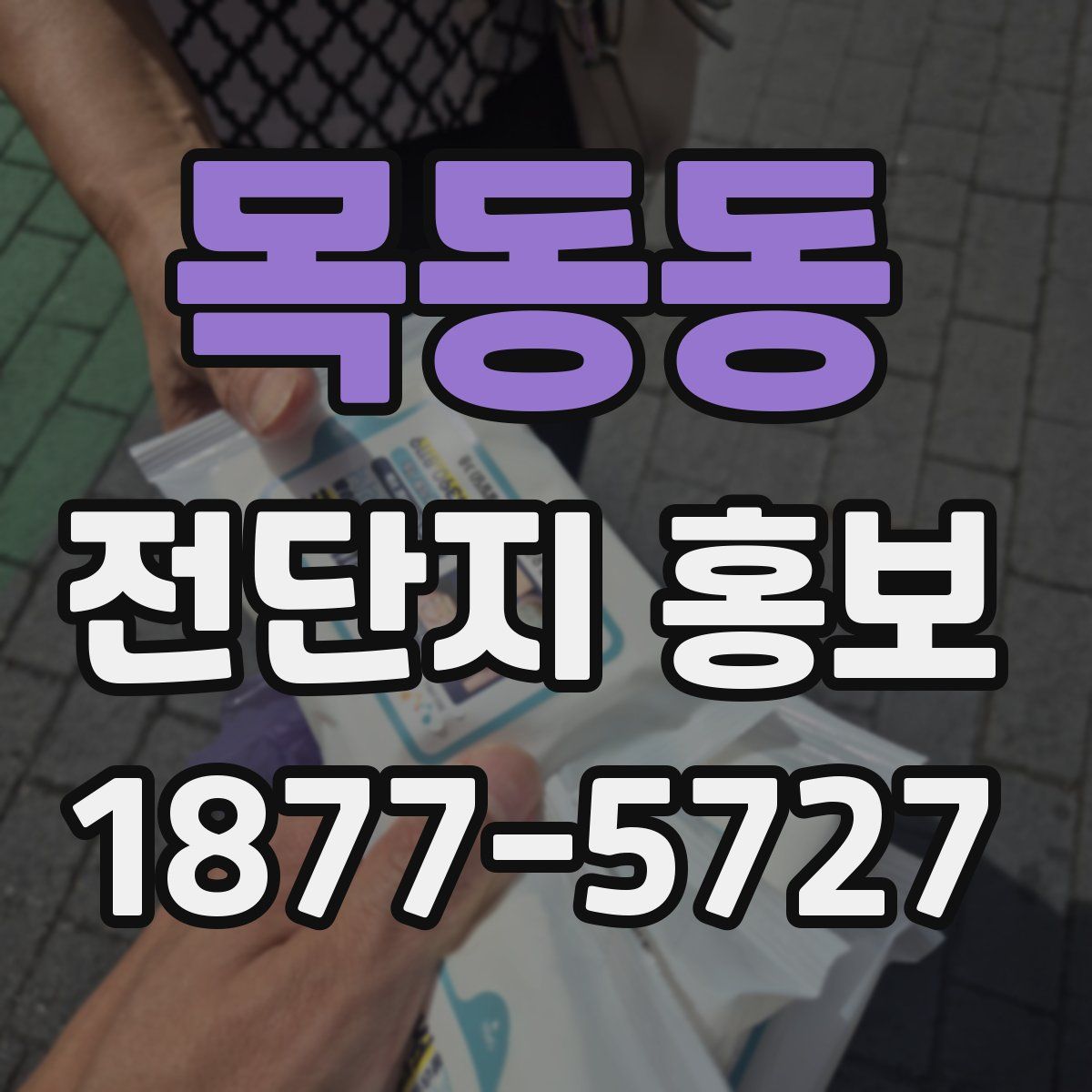 목동동 전단지 홍보