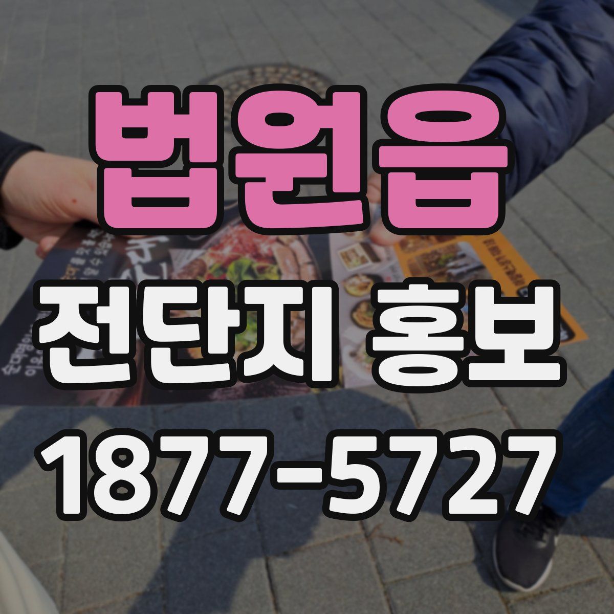 법원읍 전단지 홍보
