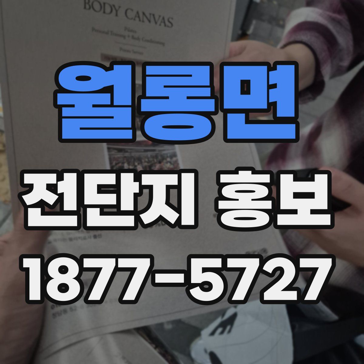 월롱면 전단지 홍보