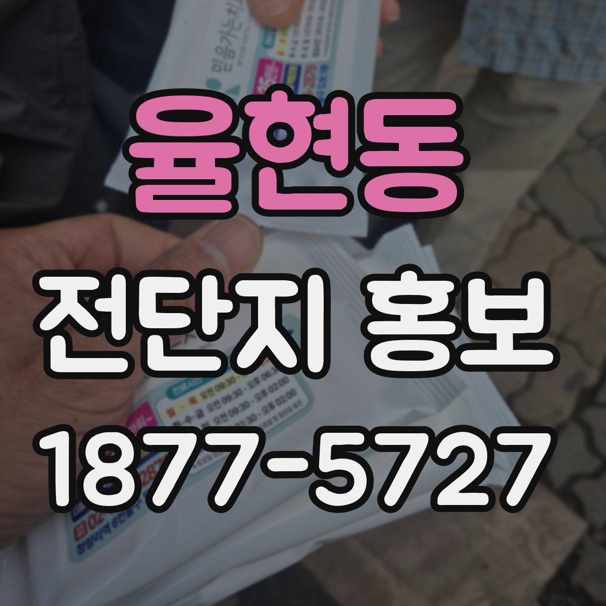 율현동 전단지 홍보