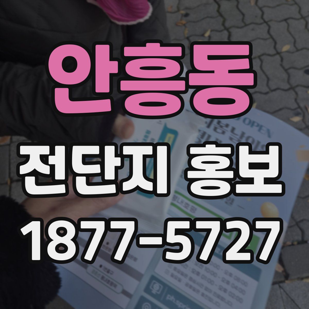 안흥동 전단지 홍보