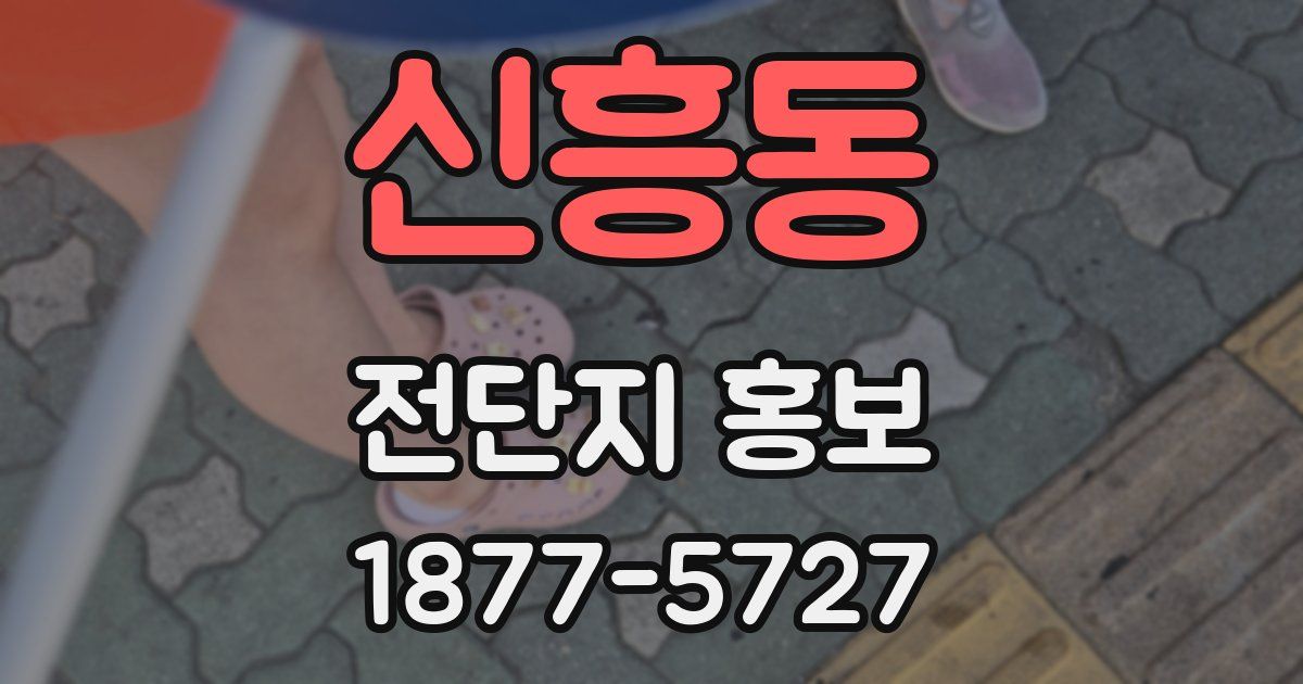 신흥동 전단지 홍보