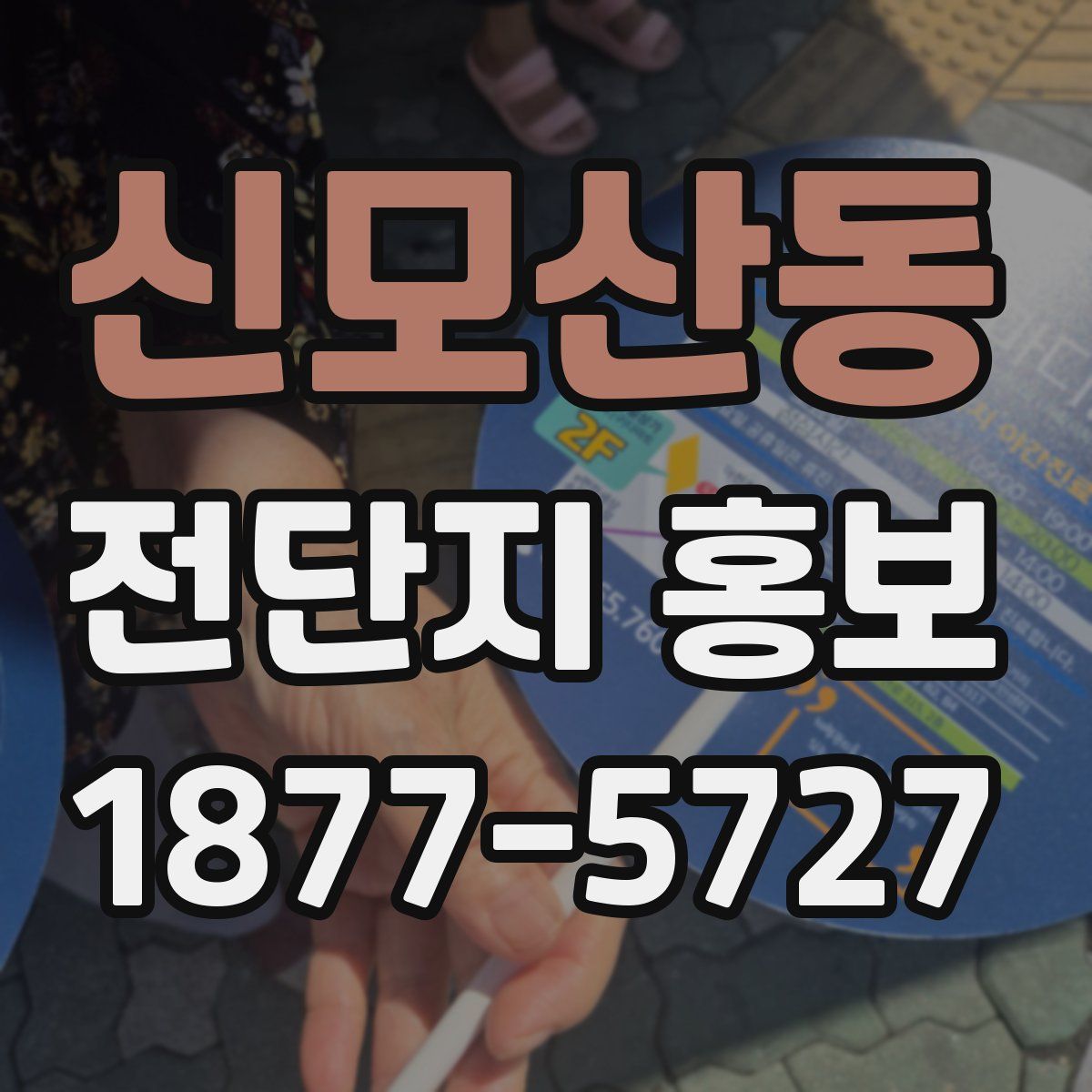 신모산동 전단지 홍보
