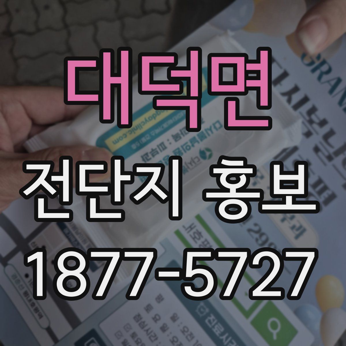 대덕면 전단지 홍보