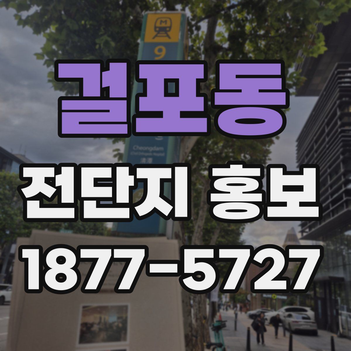 걸포동 전단지 홍보