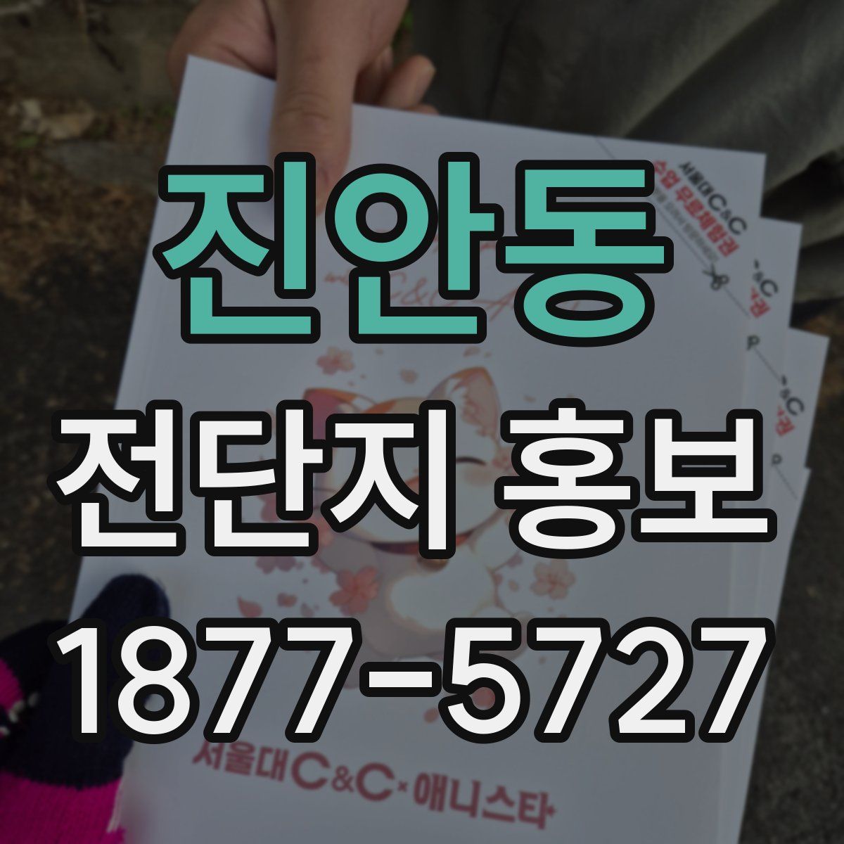 진안동 전단지 홍보