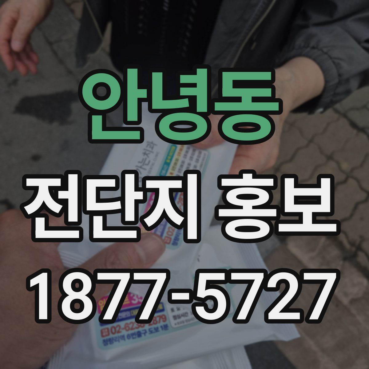 안녕동 전단지 홍보