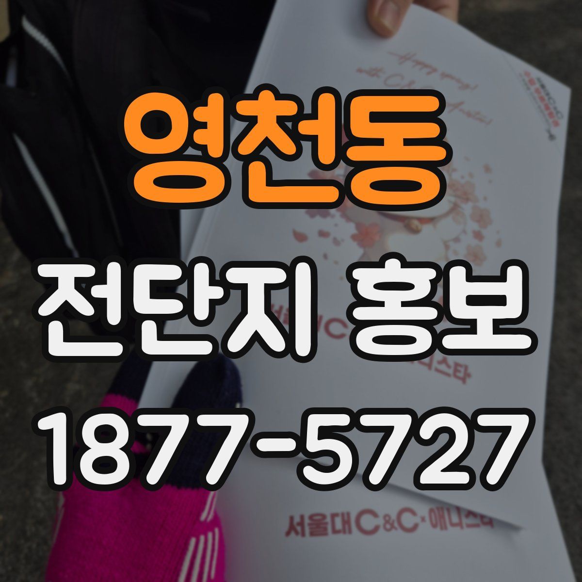 영천동 전단지 홍보