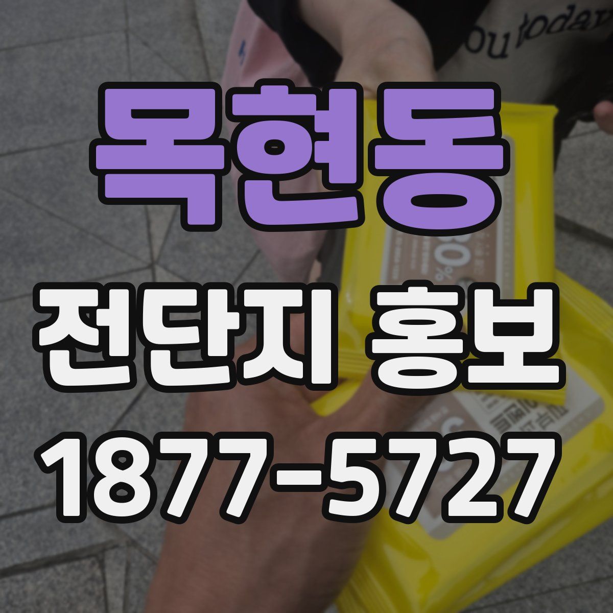 목현동 전단지 홍보