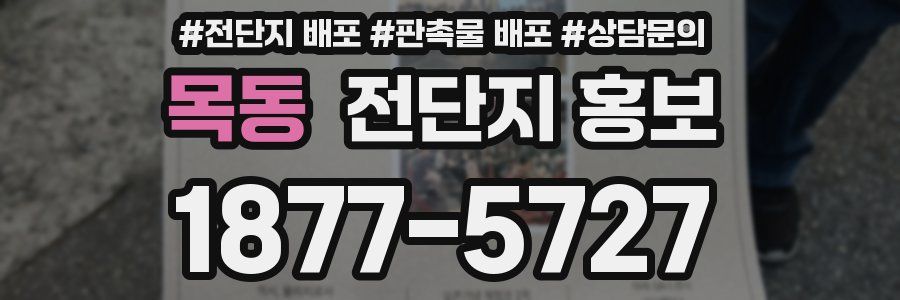 목동 전단지 홍보