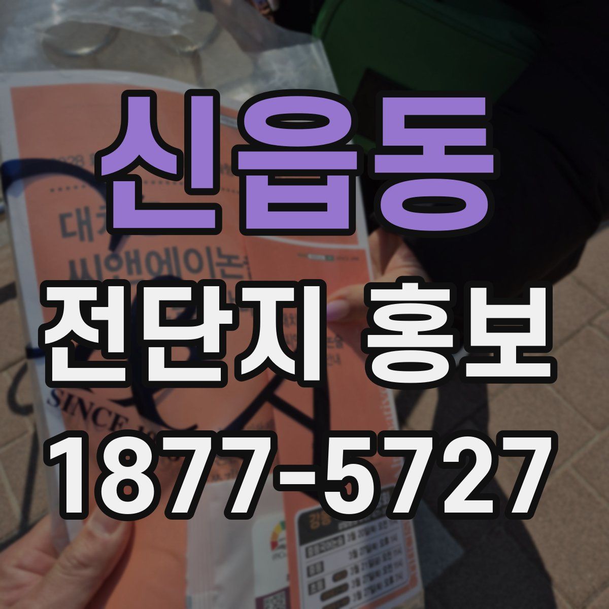 신읍동 전단지 홍보