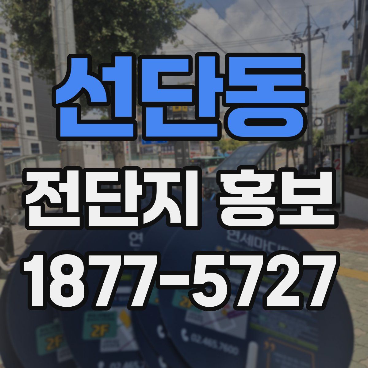 선단동 전단지 홍보