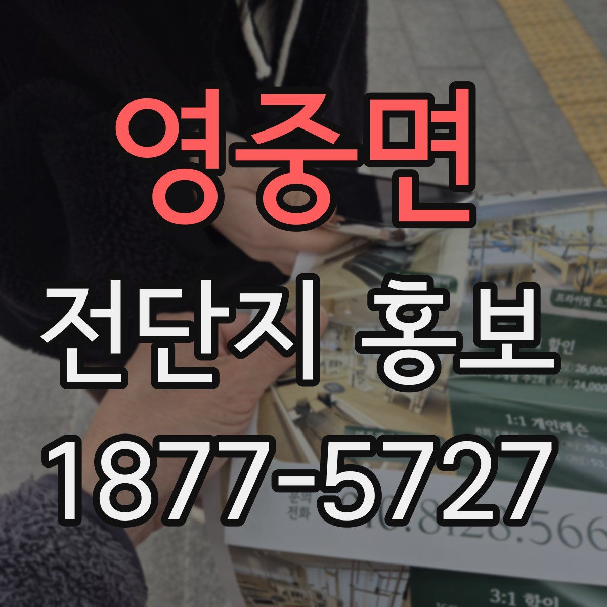 영중면 전단지 홍보
