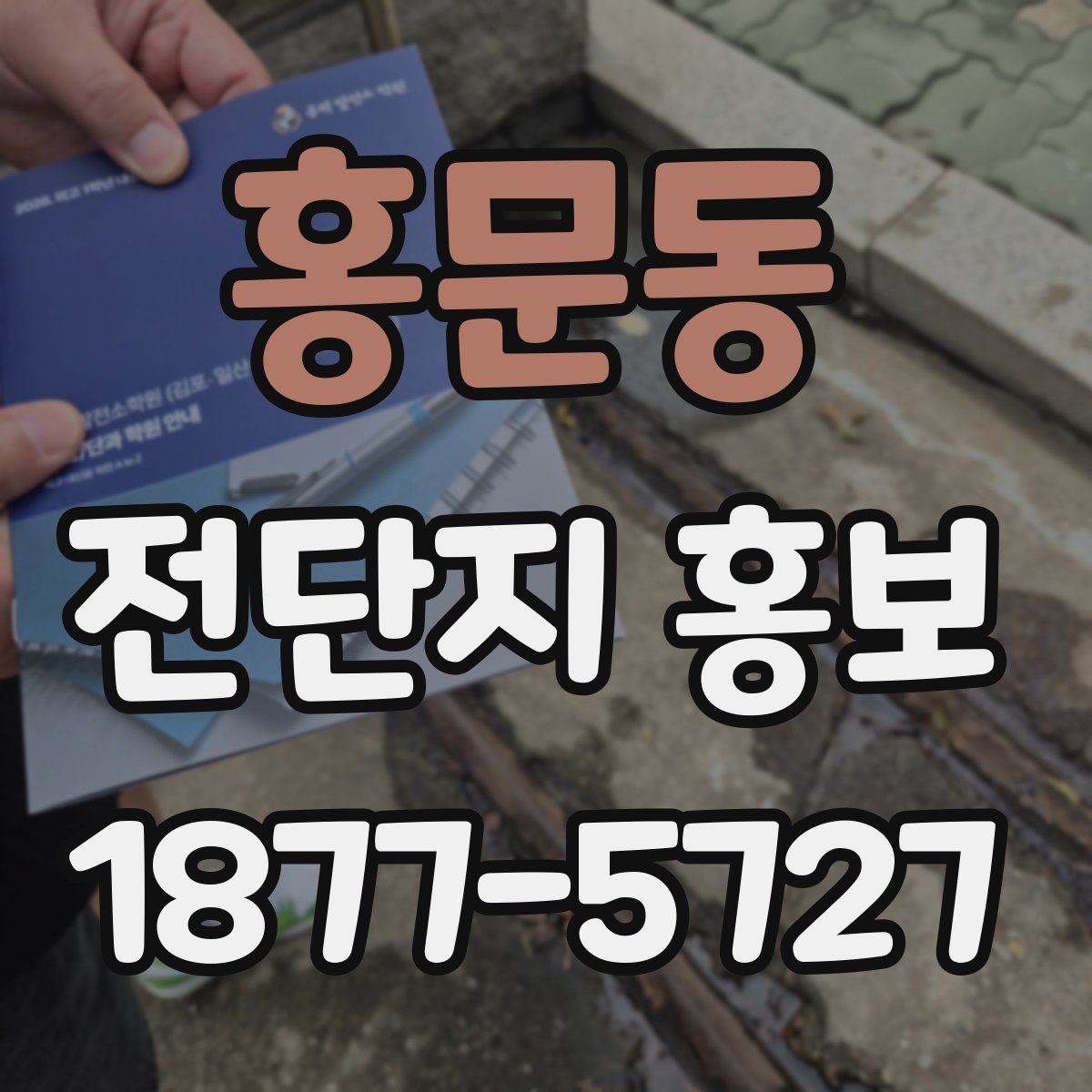 홍문동 전단지 홍보