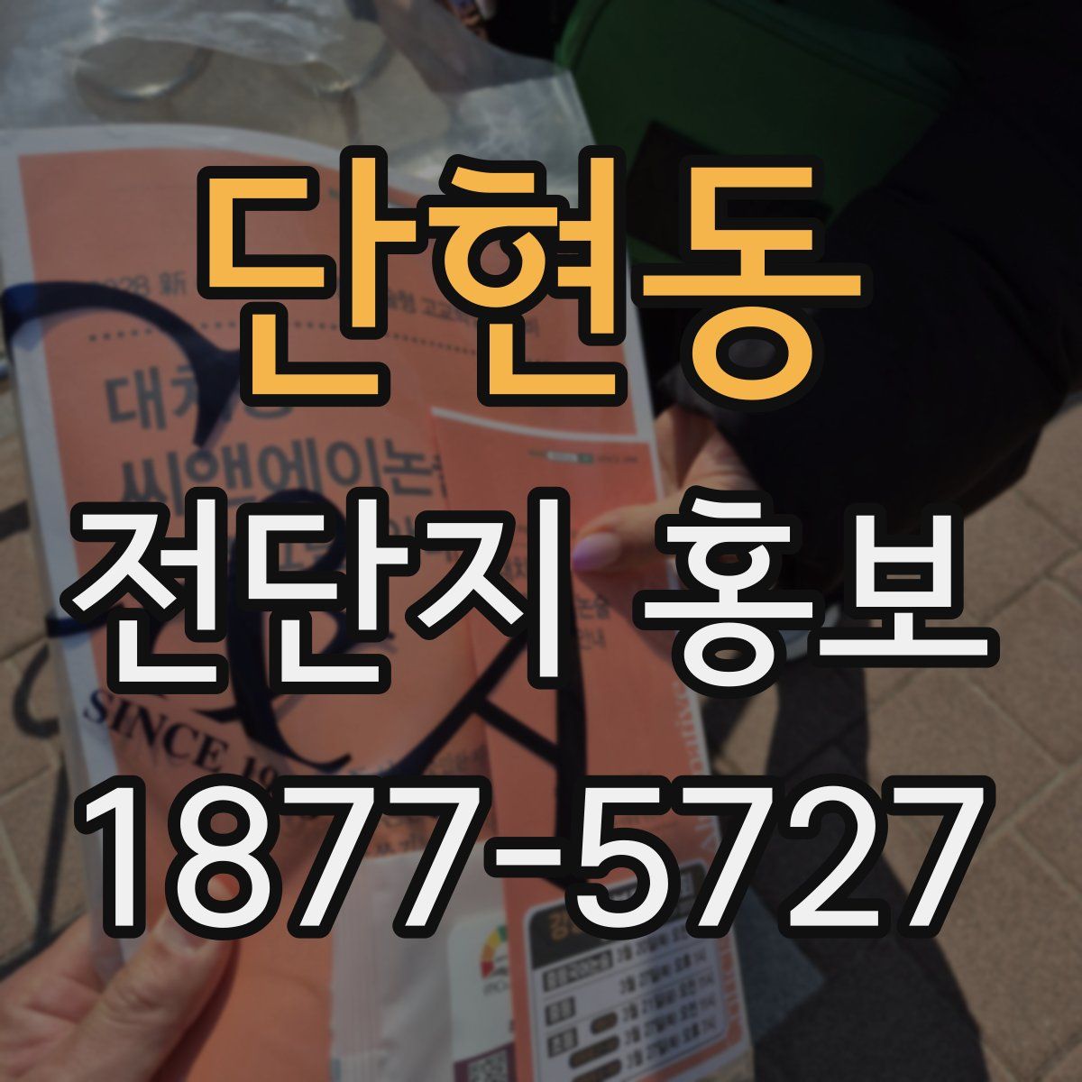 단현동 전단지 홍보