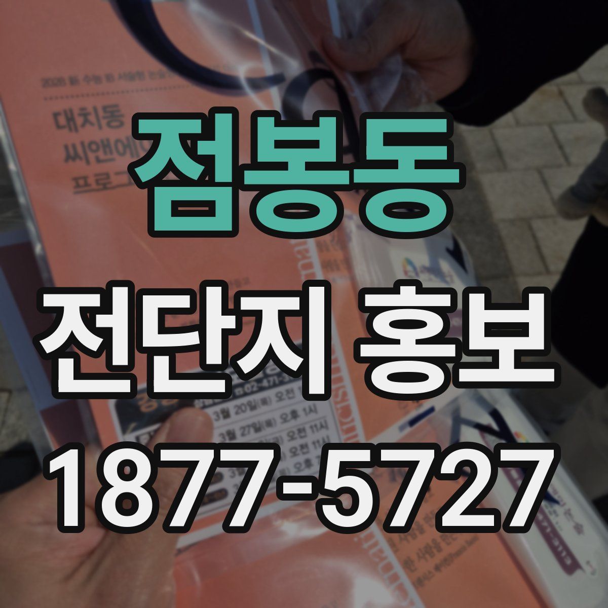 점봉동 전단지 홍보