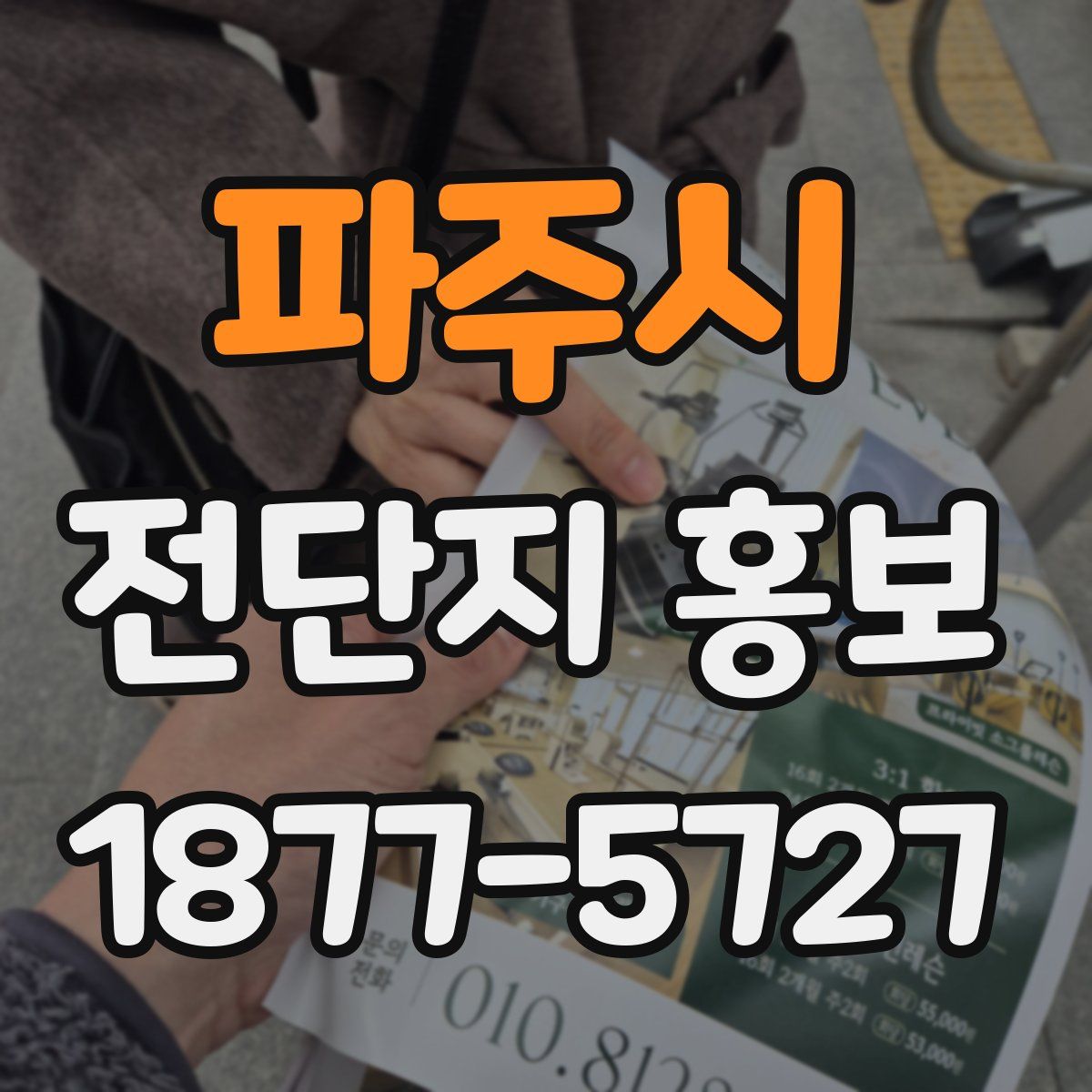 파주시 전단지 홍보