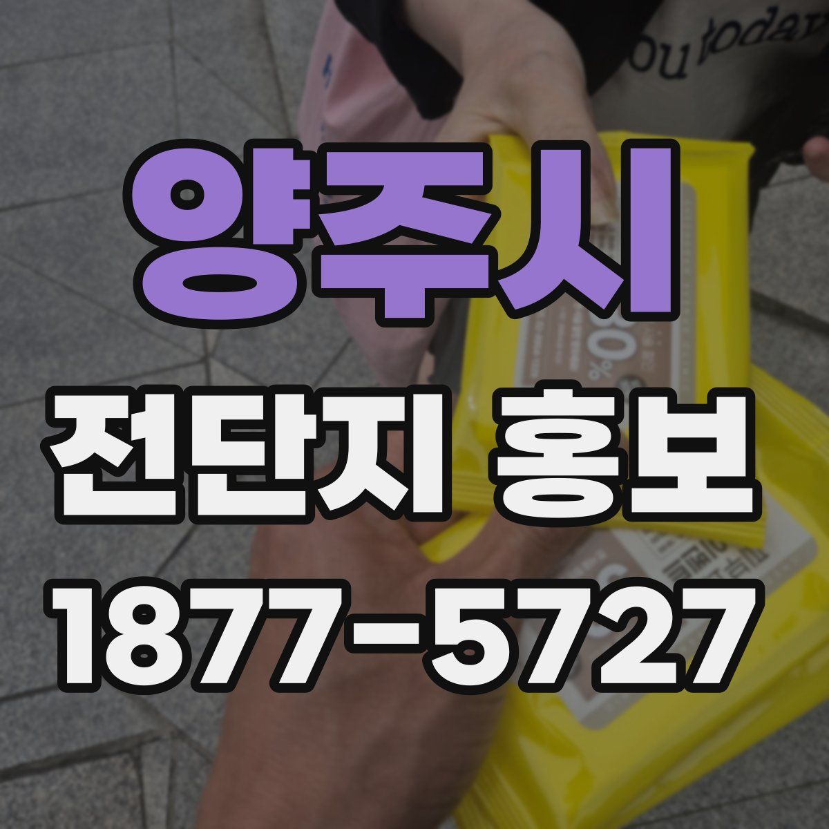 양주시 전단지 홍보