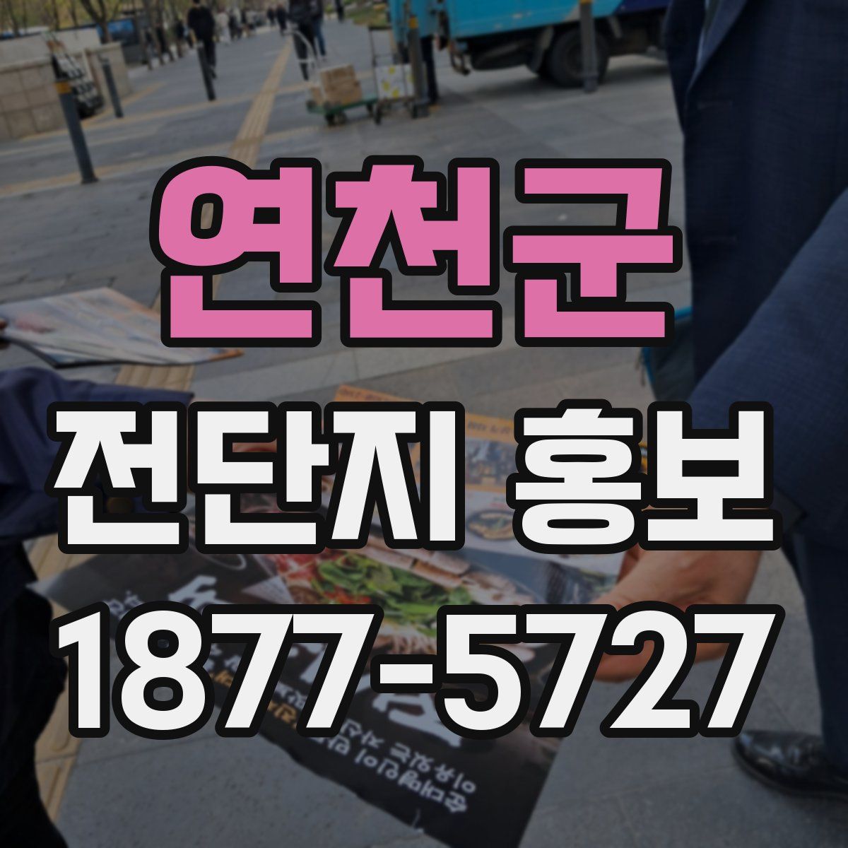 연천군 전단지 홍보