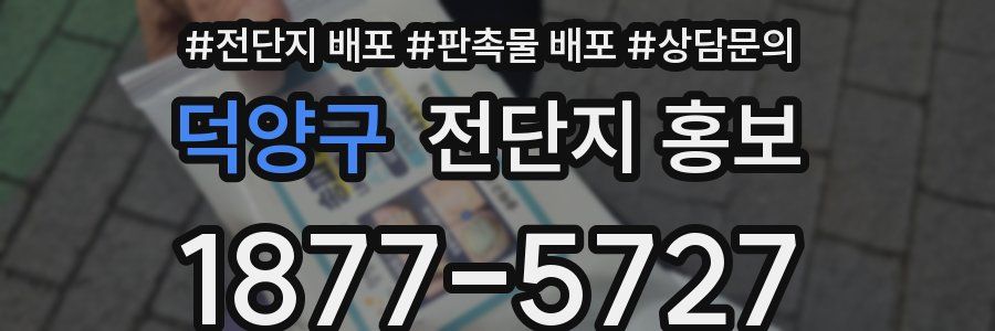 덕양구 전단지 홍보