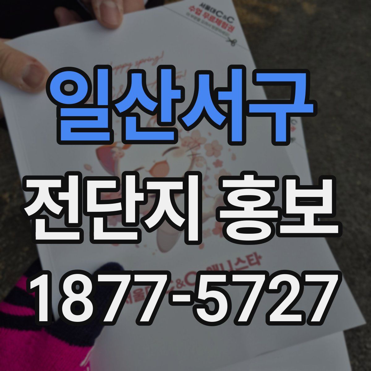 일산서구 전단지 홍보