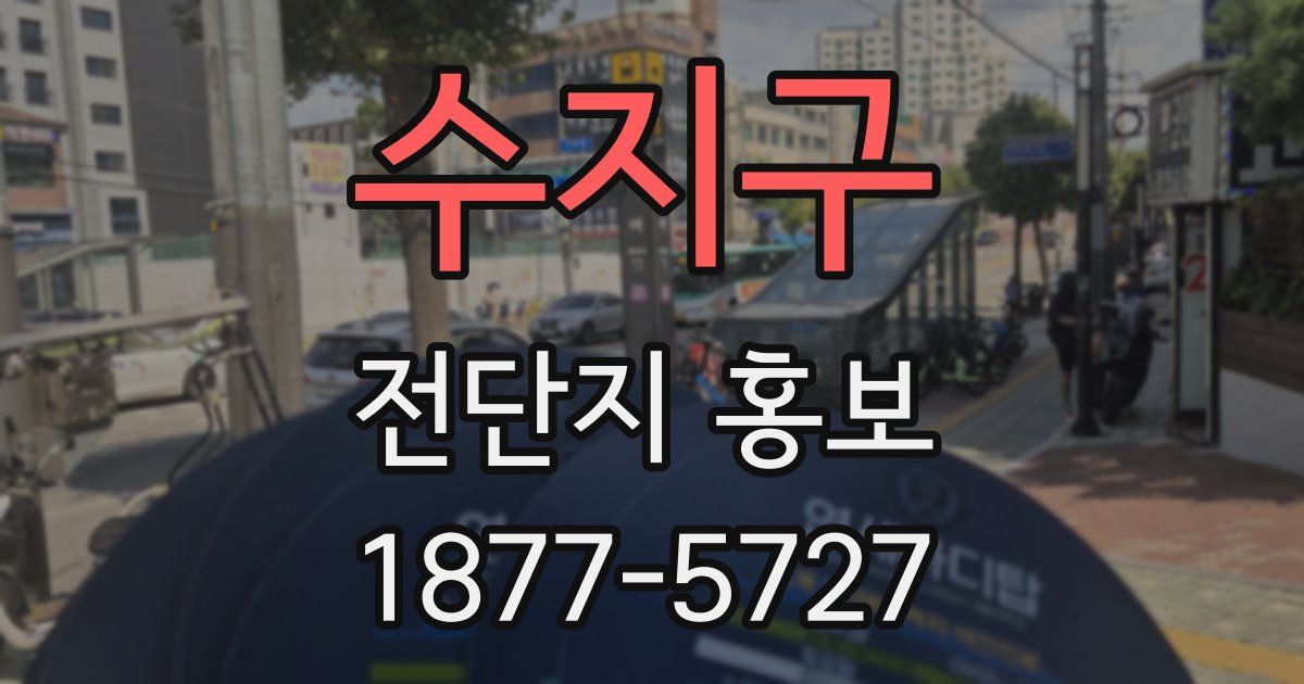수지구 전단지 홍보