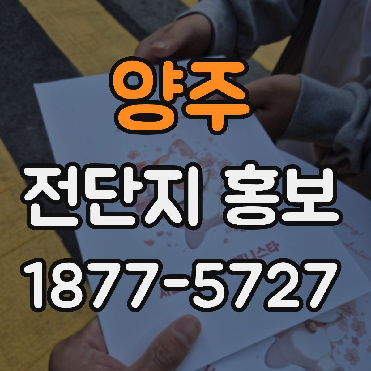 양주 전단지 홍보