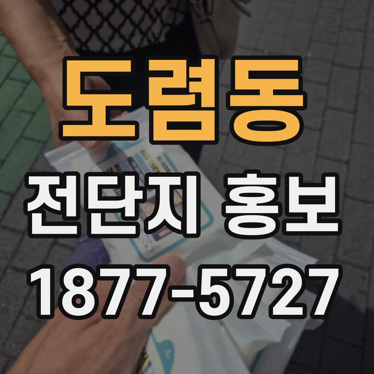 도렴동 전단지 홍보