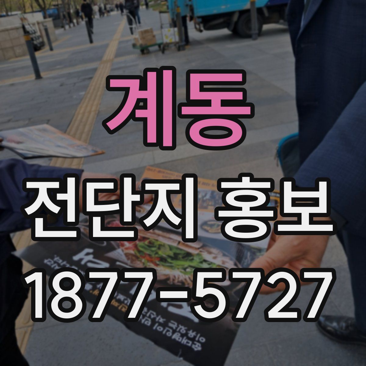 계동 전단지 홍보