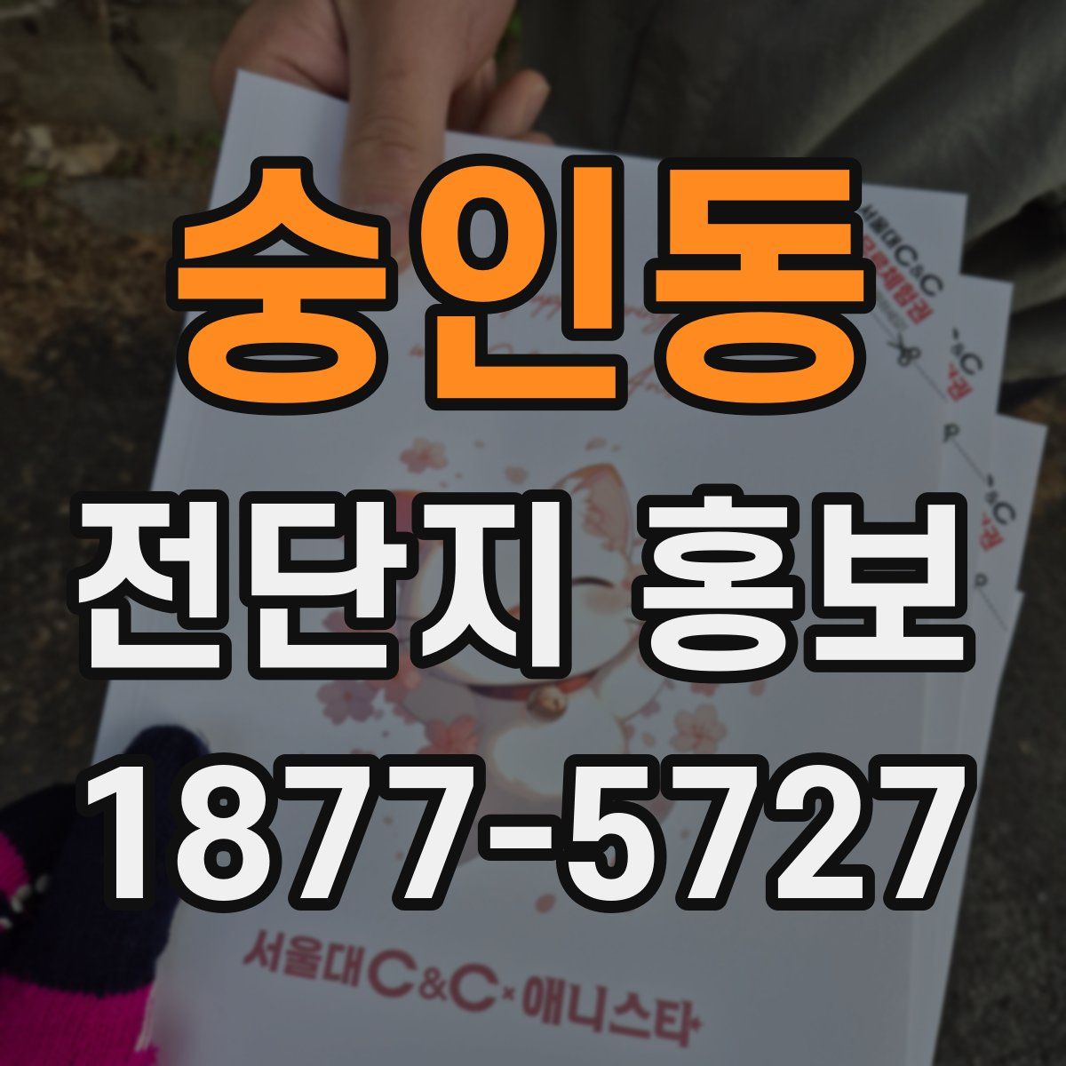 숭인동 전단지 홍보