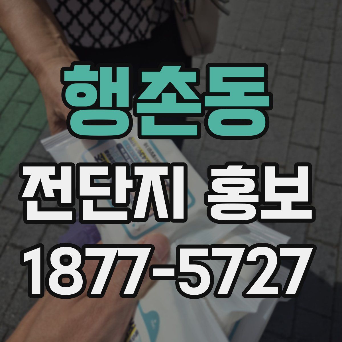 행촌동 전단지 홍보