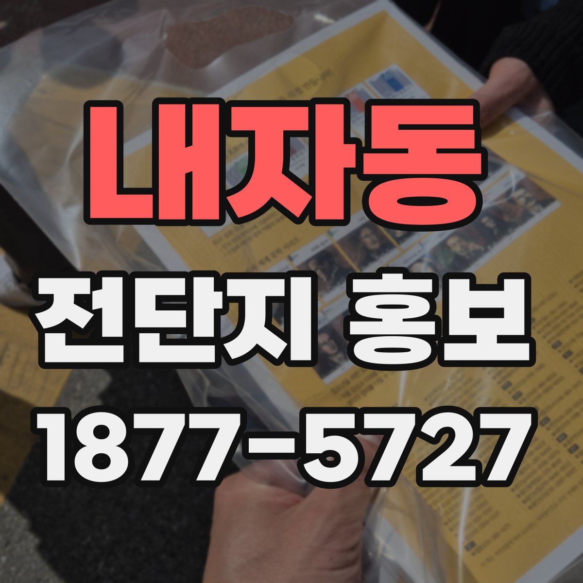 내자동 전단지 홍보