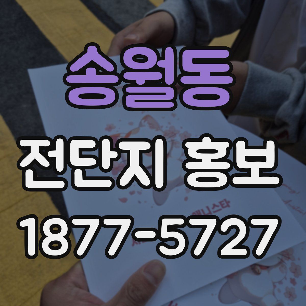 송월동 전단지 홍보
