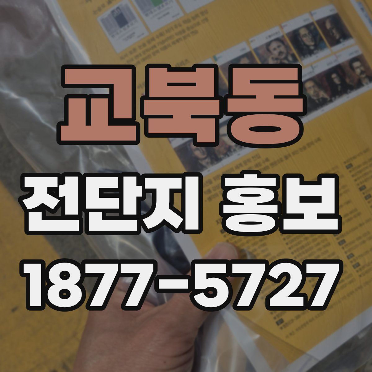 교북동 전단지 홍보