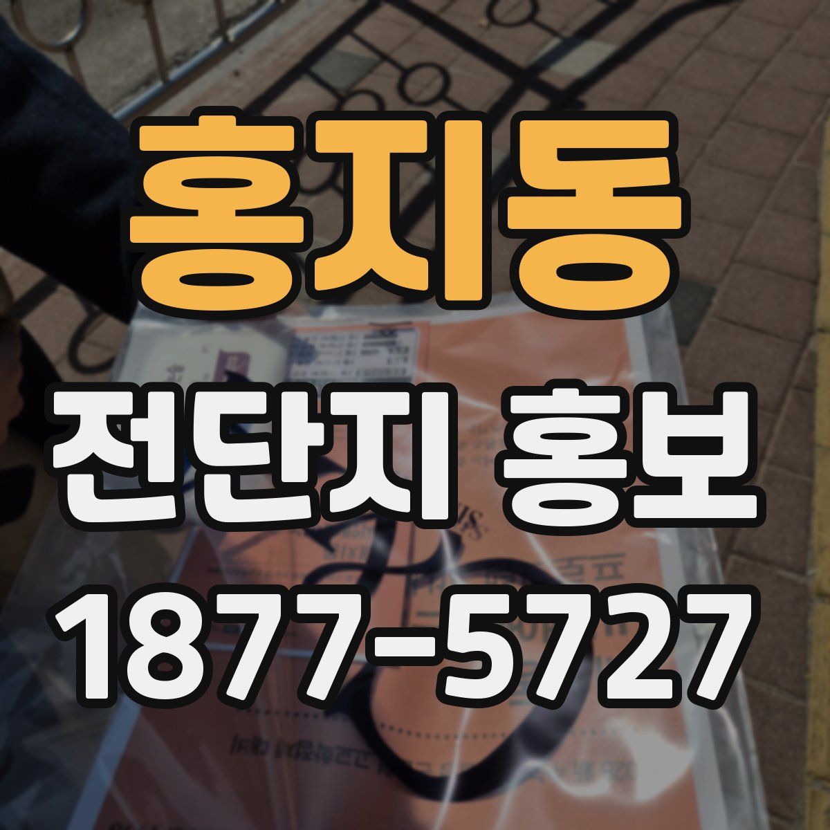 홍지동 전단지 홍보