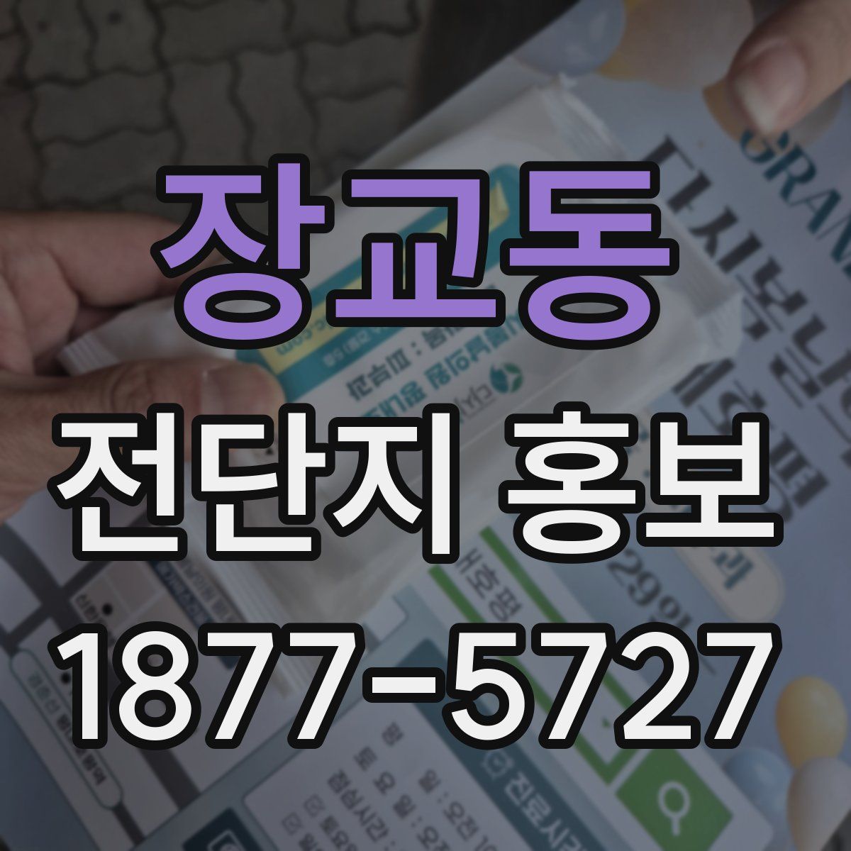 장교동 전단지 홍보