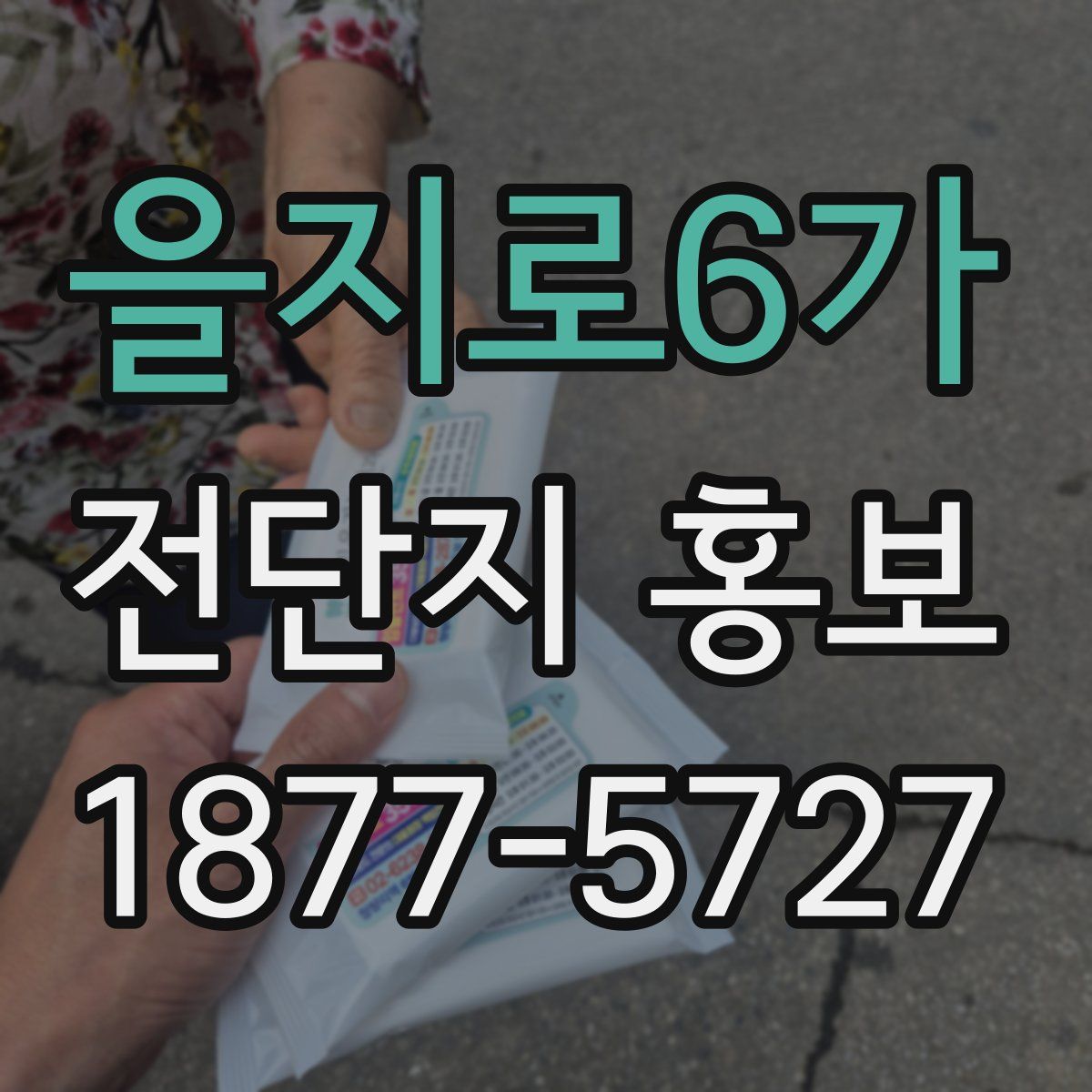 을지로6가 전단지 홍보